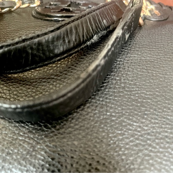 Tory Burch Marion East West Genuine Leather Tote Bag - Picture 11 of 16